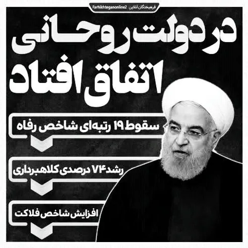 🔴سقوط شاخص های رفاهی در دولت روحانی