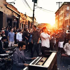 The John Brothers Piano Company performs at the #artmurmu