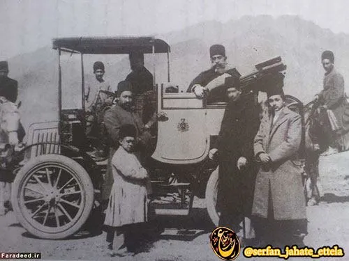 اولین ماشین خریداری شده توسط مظفرالدین شاه که با برند رنو