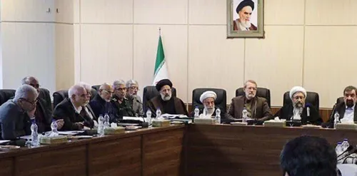 حضور رئیسی در جایگاه سران قوا در جلسه امروز مجمع تشخیص