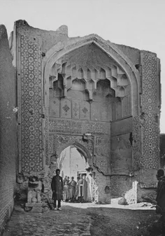 یک عکس کمیاب از اواخر قرن ۱۹ ، اصفهان