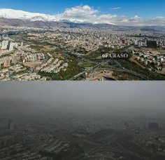 #مرگ در اثر#آلودگی_هوا در#تهران در 10 سال گذشته 2 برابر ش