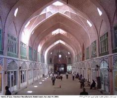 بزرگترین بازار مسقف جهان(قسمت فرش فروشها)-تبریز