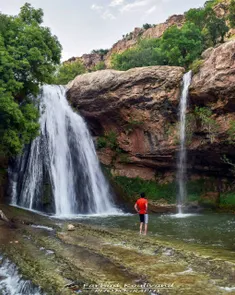 استان لرستان یکی ازمجموعه آبشارهای پلکانی هفت چشمه( منطقه