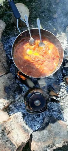 یه صبحونه اتیشی😍