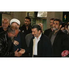 حضور دکتر احمدی نژاد در مراسم عزاداری شب پنجم ماه محرم