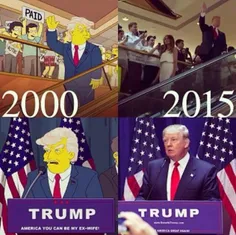 سه مورد پیش بینی کرده سیمپسون‌ها ۱: رئیس‌جمهور شدن ترانمپ