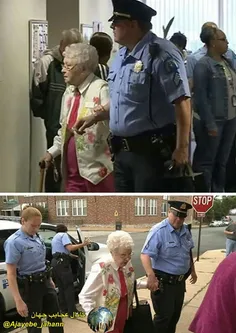 «ادی سیمز» پیرزن 102 ساله همیشه می خواست دستگیر شود، و به