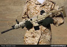 اسلحه ایرانی فاتح.قطعات داخلی از اسلحه M16 گرفته شده و بد