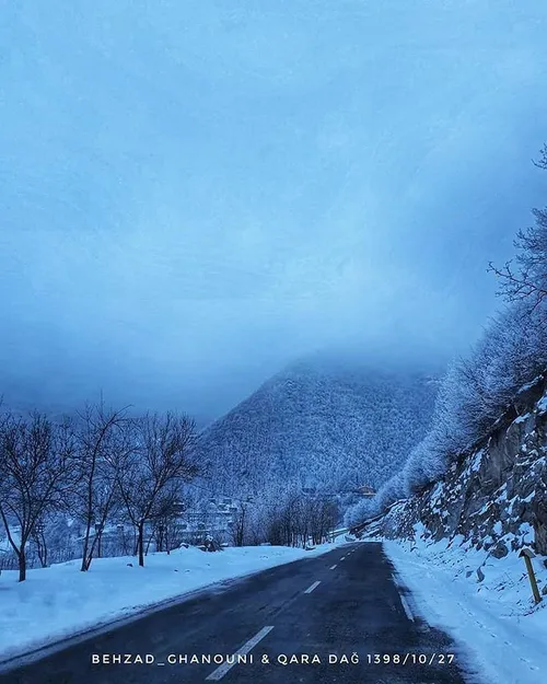 زیبایی های زمستان در قره داغ آذربایجان شرقی