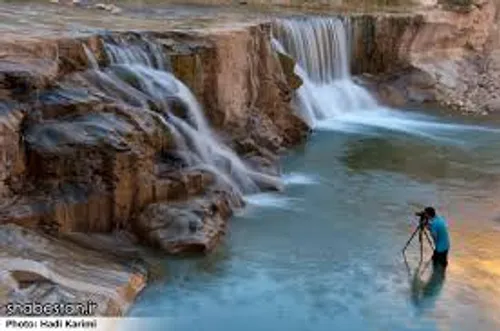 تصویری که می بینید مرطوت به آبشار زیبای«تاف» در شهرستان د