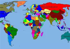 دقت کردید ۲۰۵ کشور در جهان وجود دارد ولی هر کس در آمریکا 
