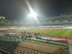 نمایی از استادیوم آزادی پیش از شروع بازی ایران و نیکاراگو
