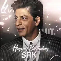 Happy birthday SRK 