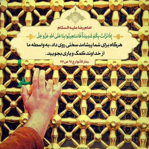 امام رضا (علیه السلام) :