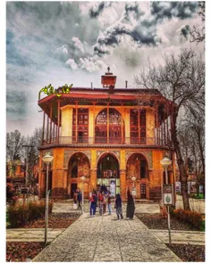 علاوه بر اصفهان در#قزوین نیز کاخی به نام#چهلستون برپاست