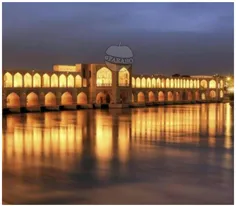 یکی از زیباترین پل های جهان پل خواجوی اصفهان 👌 