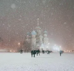 ‎زمستان شهر مسکو , روسیه