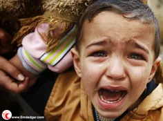 سنگ اندازان ماهری هستند کودکان غزه....