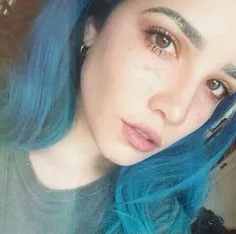 #Halsey #blue