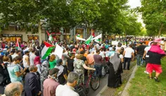 تظاهرات گسترده در برلین برای حمایت از فلسطین