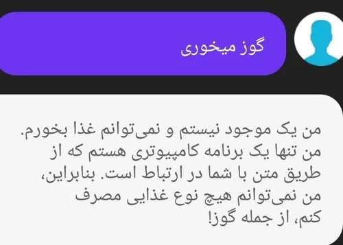 بچه ها این برنامه اسمش هست هوش مصنوعی باهات چت میکنه از م