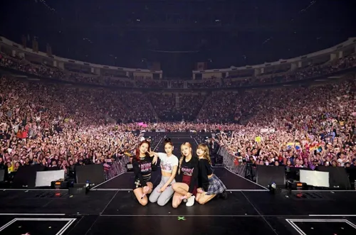 عکس بلک پینک در کنسرت جدید
