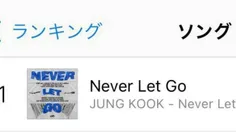 *آهنگNever let go جونگ کوک صدر نشین چارت آیتونز ژاپن شد