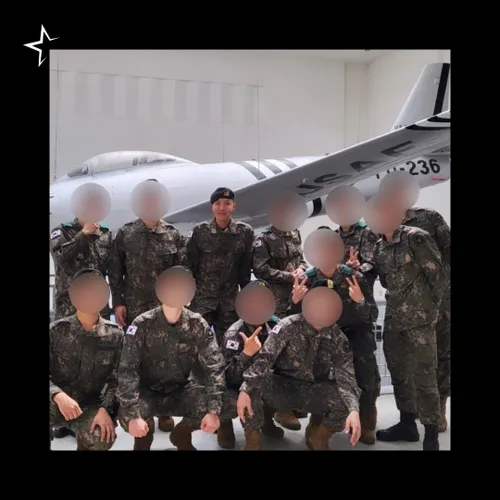 عکس و ویدیوهای منتشر شده از جیهوپ در سربازی، که اعضای لشک