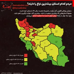 مردم کدام استان بیشترین نزاع را دارند؟