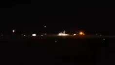 فیلمی از برخاستن یک هواپیمای E2 هاوکی و جنگنده F18 سوپر ه