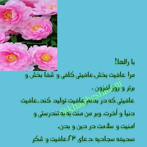 امام سجاد علیه السلام :