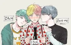 ورژن های مختلف وی 😹✌💦🔥 #v #bts #dna #idol #saveme #kim_ta