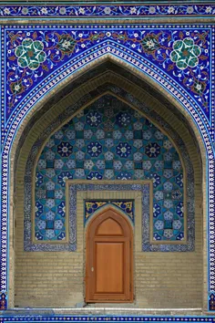 😍نمایی زیبا از کاشی‌کاری مسجد گوهرشاد