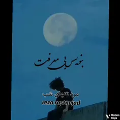 مرد تنهای شب @تا توانی به جهان با همه کس یار مشو 