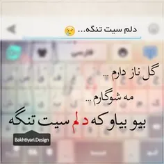 دلم تنگه...