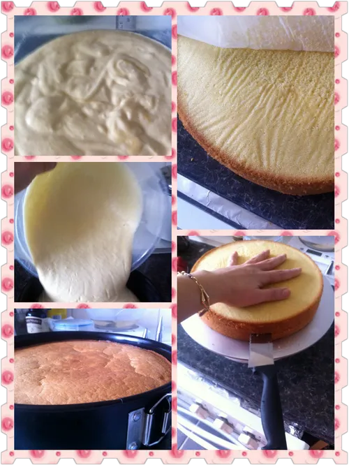مراحل درست کردن کیک میوه ای خوشمزه(2)