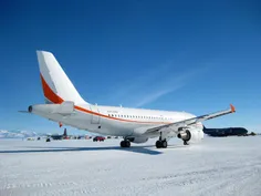باند پرواز فرودگاه بین المللی دُن موینگ قطب جنوب از برف و