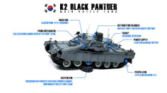 تانک k2 black panther ساخت کره جنوبی