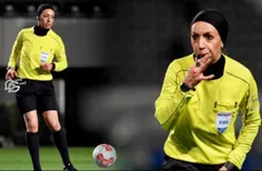 ‏‎مهسا قربانی اولین زن ایرانی که بازی فوتبال مردان رو قضا