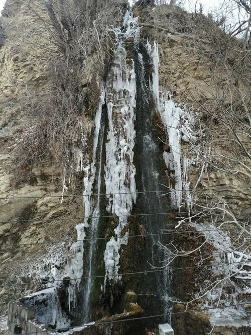 یخ زدن آبشار در نوسود