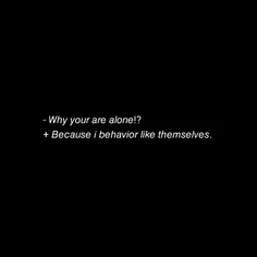 _چرا تنهایی؟