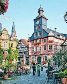 نمایی از شهر زیبای هپنهایم Heppenheim در کشور آلمان👌