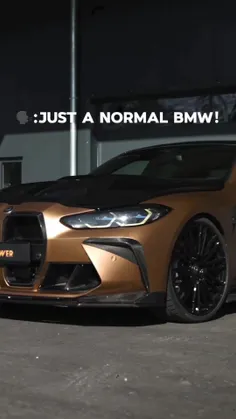 🗣: این فقط یه BMWمعمولی هست😒