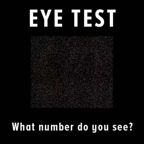 تست تشخیص قدرت بینایی!