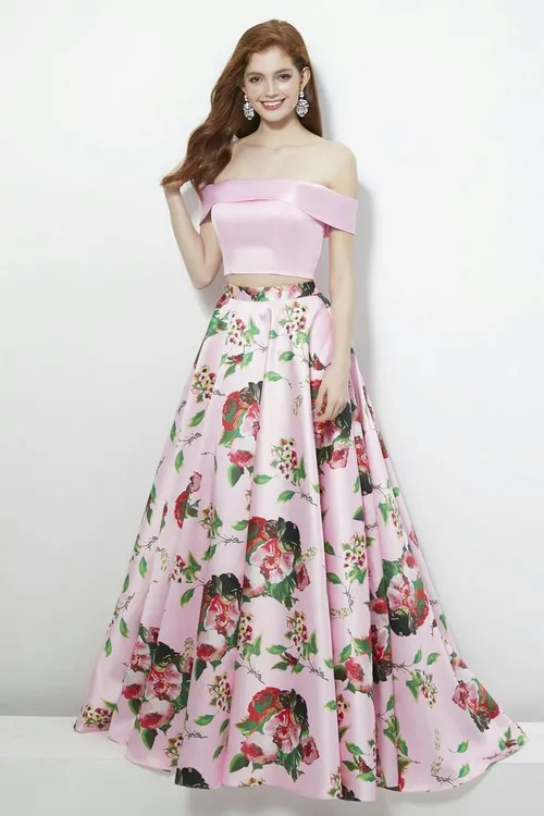 مد مدل مدلینگ فشن طراح طراحی لباس شب لباس گلدار ماکسی زنا