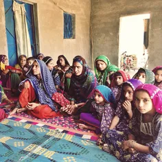 The women of a village called Wali Muhammad Rind (in Paki