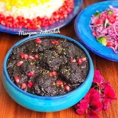 #خورش_اناربیج یه غذای مخصوص خطه ی گیلانه که خیلی شبیه فسن