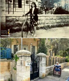 ⭕️ عکس بالا، زنی فلسطینی مقابل خانه‌اش در قدس غربی ایستاد