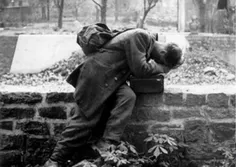 یکی از غم انگیزترین عکس های جنگ جهانی دوم ؛ فراکفورت سال 